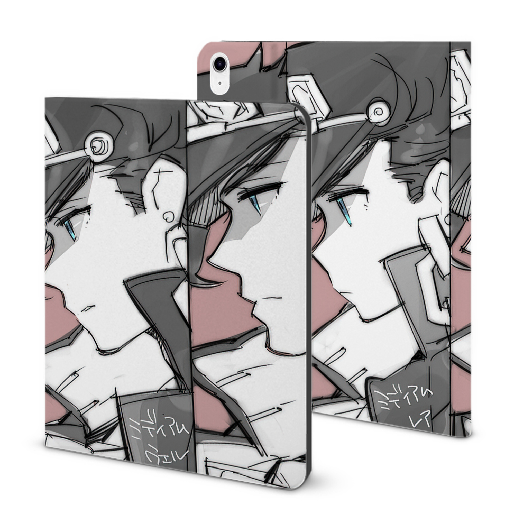 （画像用） ジョジョの奇妙な冒険 JoJo's Bizarre Adventure IPad ケース ブック型 PUレザー TPU 耐衝撃 軽量 薄型 ペン収納なし 全面保護 IPad 各モデル対応
